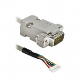 ACC067 ケーブルアセンブリ (Molex 11 ピン、D サブ 9 ピン、シングルシールド、1m、外径 6.2mm、最大温度 80℃)
