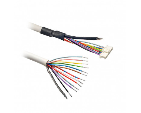 ACC023 Molex 12 針腳、飛線纜線組件，12 配線，1 m