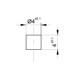 Magnet for direct recessing