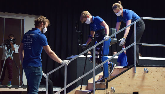 Project MARCH races to build advanced exoskeleton for people with a spinal cord injury